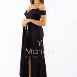 abito omerale FI7507 NERO MARICLA ELEGANCE 