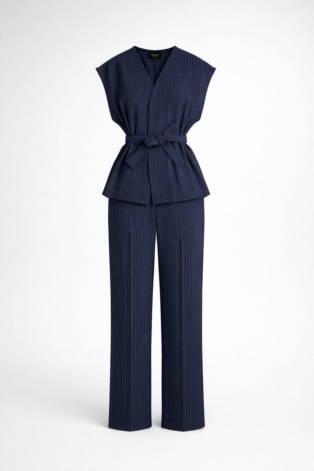 completo con giliet gessato GABRI BLU MARICLA 