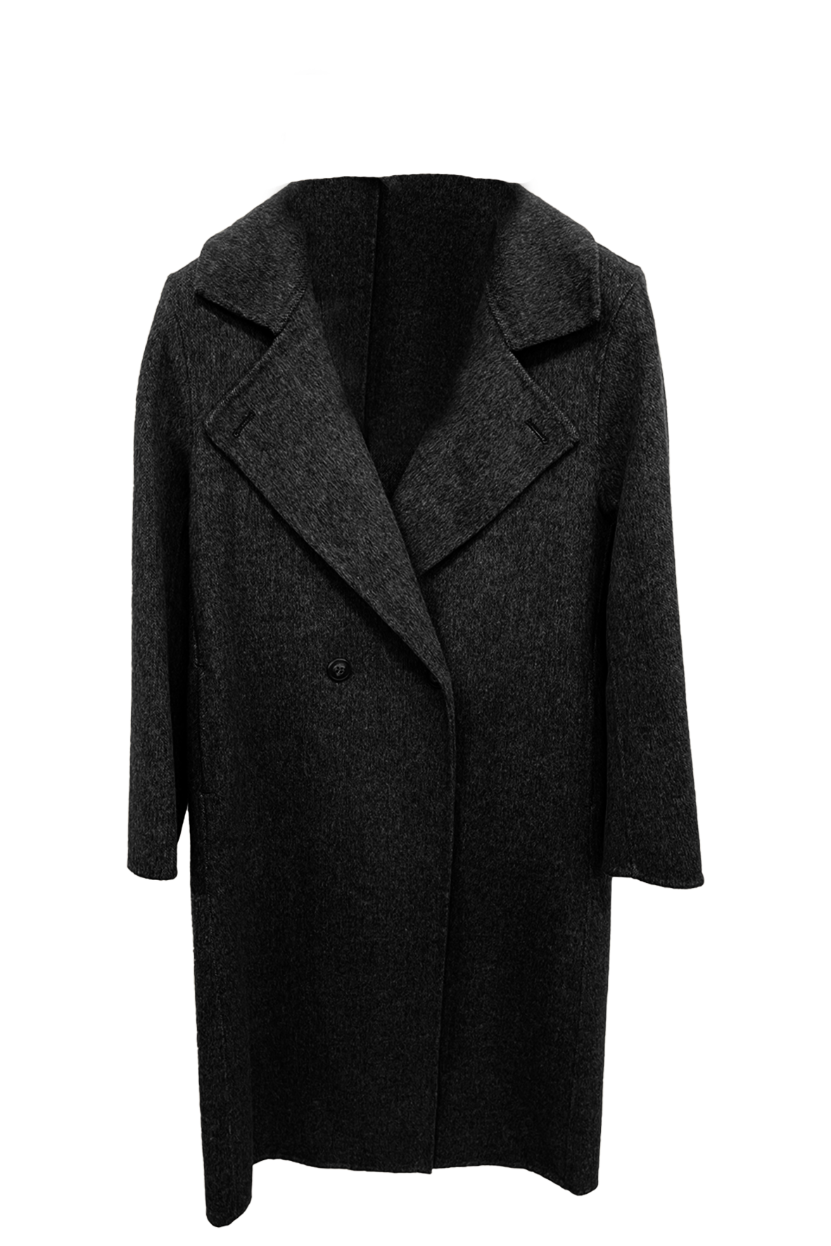 cappotto doppio petto melange AZ69CA NERO MARICLA 