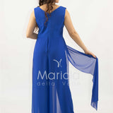 tuta con scollo paiette SH910TU ROYAL SHARON 
