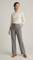 pantalone palazzo gessato