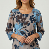 casacca fantasia con paiette FFGAETANA CELESTE MARICLA 