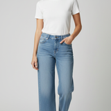 Pantalone jeans palazzo a vita alta GH6183 DENIM MARICLA 