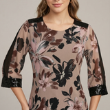 casacca fantasia con paiette FFGAETANA NERO MARICLA 