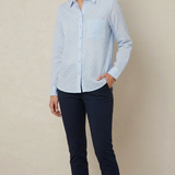 camicia operata LIN458 CELESTE MARICLA 