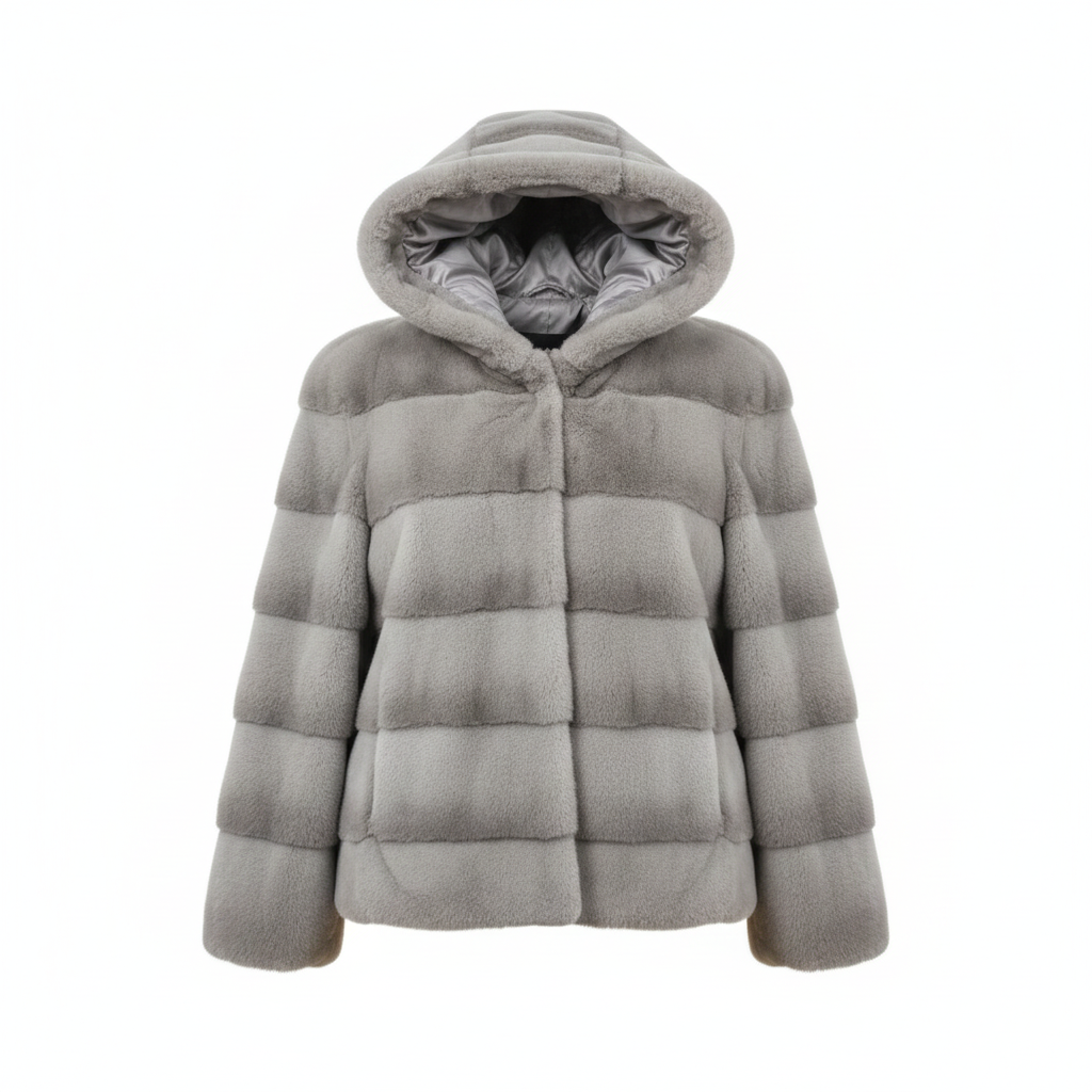 Giaccone ecopelliccia ISA PERLA MARICLA 