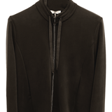 giacca modal zip CS147652 MORO MARICLA 