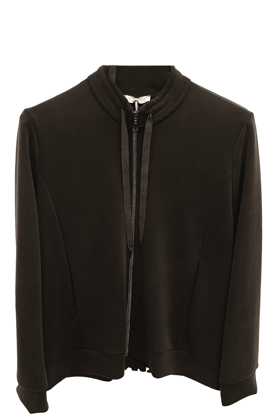 giacca modal zip CS147652 MORO MARICLA 