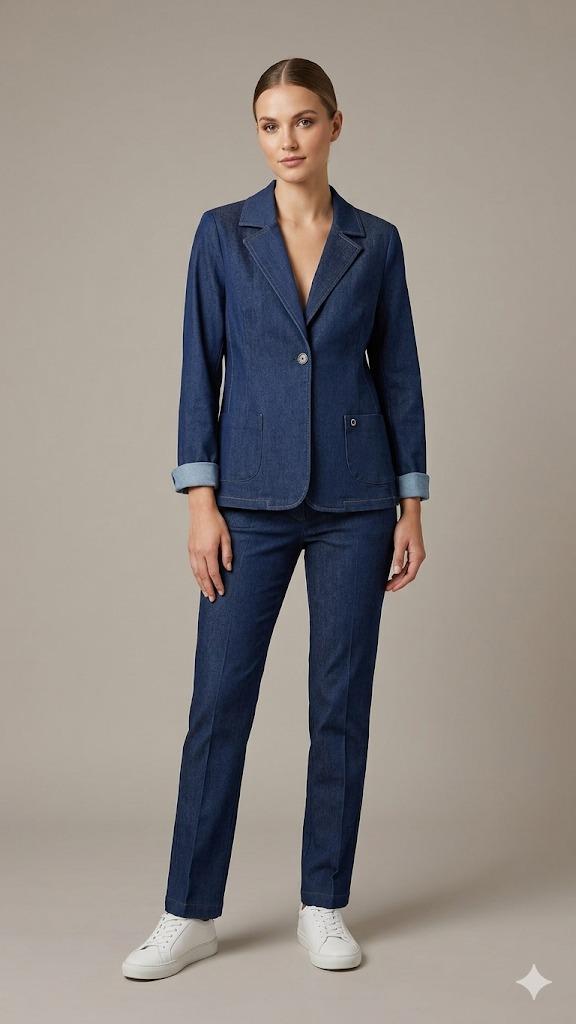 completo jeans VISCHIO BLU MARICLA 