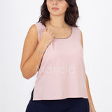 tailleur 3pz ricamo PF400TP BLU PAOLA FORTI 