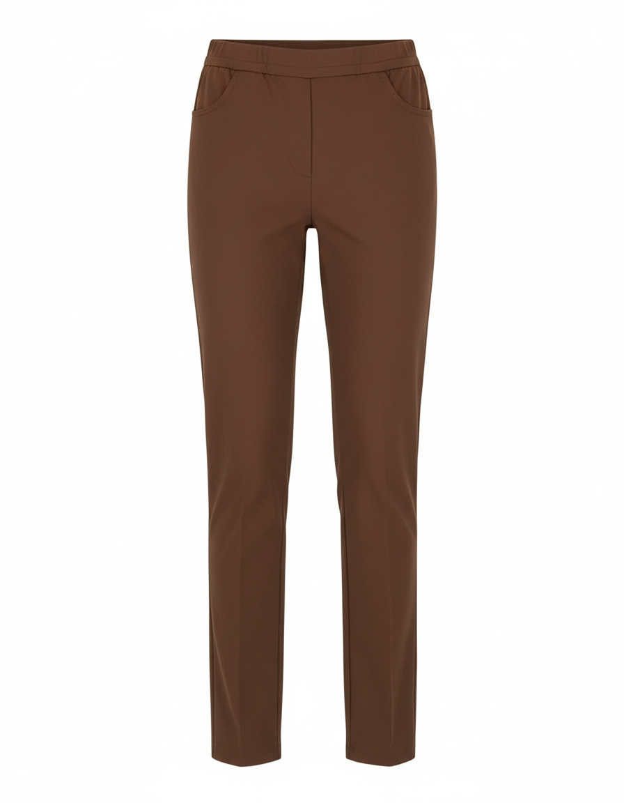 pantalone elastico CF16020P26 MORO CARLA FERRONI 