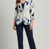 tailleur con giacca fantasia ATENA BLU MARICLA 