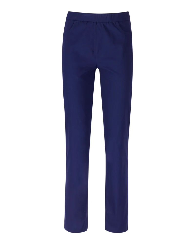 pantalone elastico CF16020P26 BLU CARLA FERRONI 