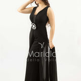 tuta con fiore SH901TU NERO SHARON 
