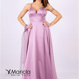 con spacco later, VI3617 GLICINE MARICLA ELEGANCE 