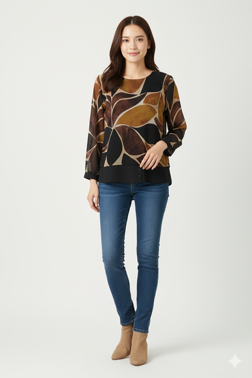 maglia doppiata fantasia DB10596 BLU MARICLA 