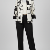 Completo Coordinato "Urban Graphic"  Blazer & Pantalone GIOIELLO NERO MARICLA 