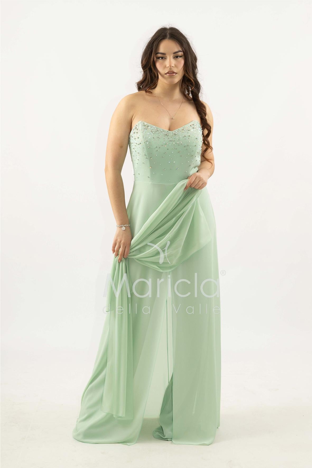 tuta con corpetto strass SH914TU MENTA SHARON 