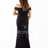 abito omerale FI7507 NERO MARICLA ELEGANCE 