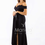 abito omerale FI7507 NERO MARICLA ELEGANCE 