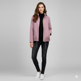 Giubbino spalmato e trapuntato con cappuccio EC2466 ROSA MARICLA 