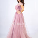 abito incrocio organza JC34898 CIPOLLA MARICLA ELEGANCE 