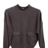 maglia vulcano tasca ecopelle A26IMP03058 GRIGIO MARICLA 