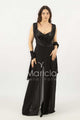 tuta con scollo paiette