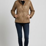 Piumino Light con Texture Diamante ADELE TABACCO MARICLA 