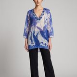 Caftano fantasia oceano CF32528 ROYAL CARLA FERRONI 