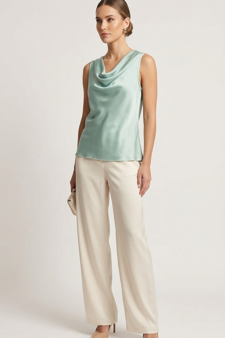 canotta collo sceso ROMI2714 MENTA MARICLA 