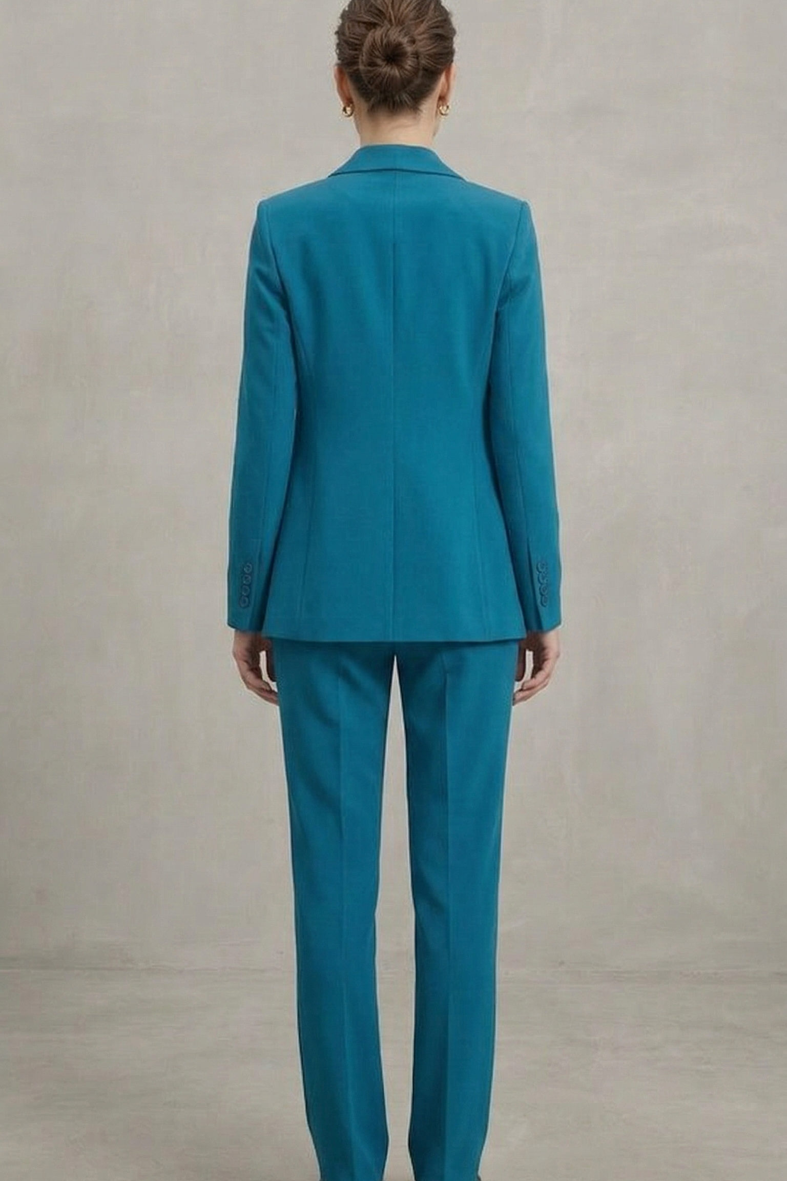 Completo 3 pezzi con gilet AD10101 PETROLIO MARICLA 