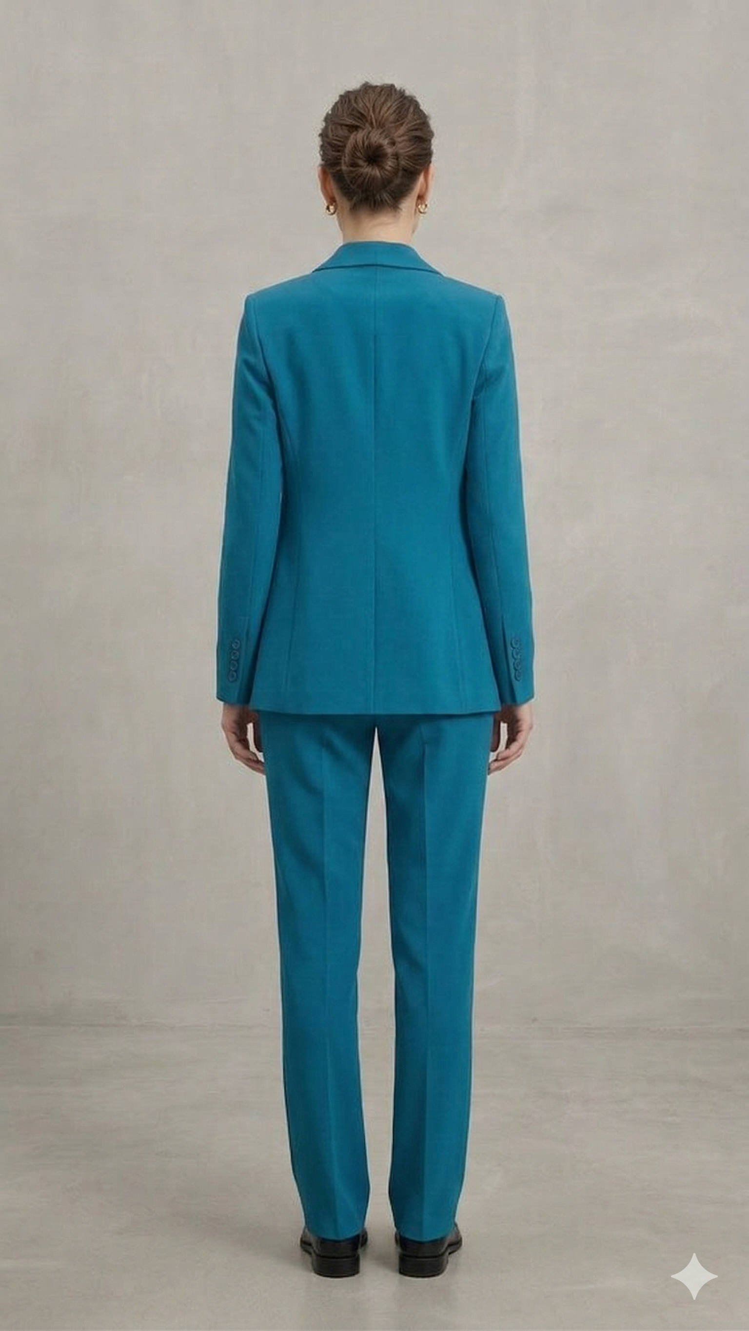 Completo 3 pezzi con gilet AD10101 PETROLIO MARICLA 