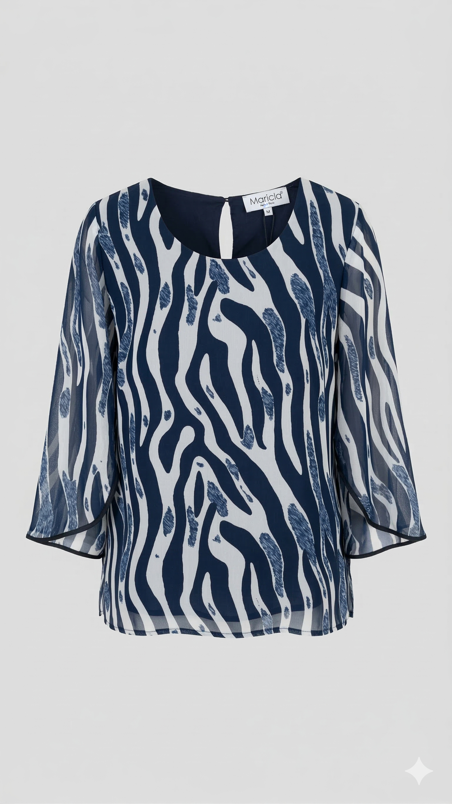 casacca fantasia FFANNALISA BLU MARICLA 