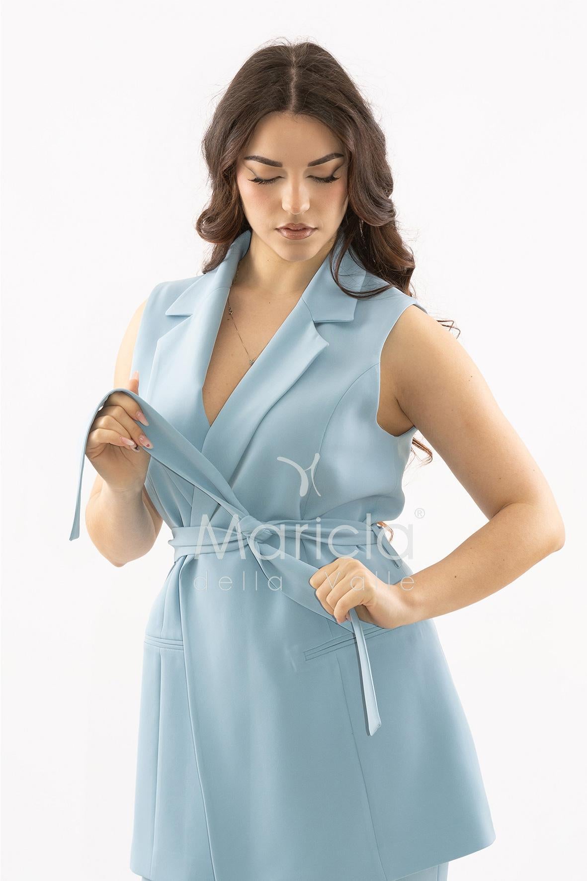 completo gilet e pantalone PF509CP POLVERE SHARON 