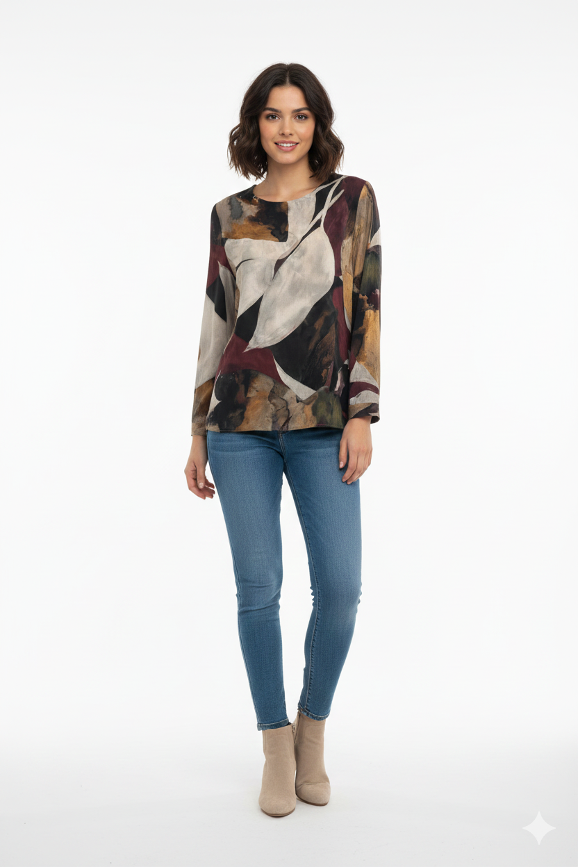 casacca fantasia DB10580 AMARONE MARICLA 