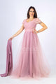 abito incrocio organza