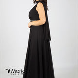 con fascia strass PF215 NERO PAOLA FORTI 