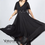 impero con fiore in vita PF216 NERO PAOLA FORTI 