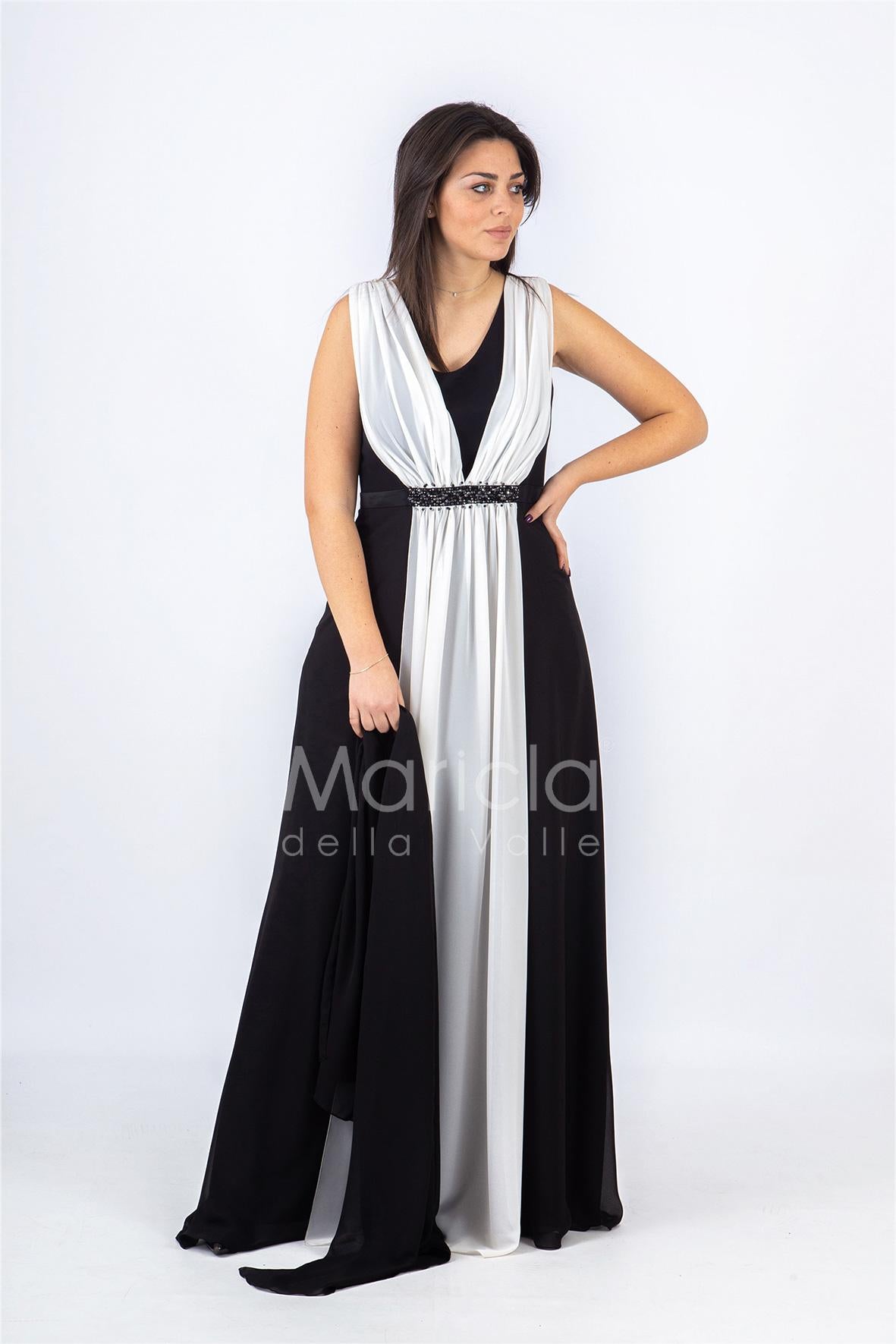 lungo bicol. PF608 NERO PAOLA FORTI 