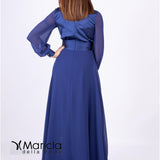 punta incrocio man.lunga ANT0622ASK BLU ANTILLE ELEGANCE 