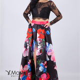 Gonnellone con corpetto in pizzo<BR/> JC34092 FANTASIA MARICLA ELEGANCE 