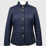 Piumino Light con Texture Diamante ADELE BLU MARICLA 