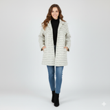 giaccone caban fantasia paiette FFMELIA BIANCO MARICLA 