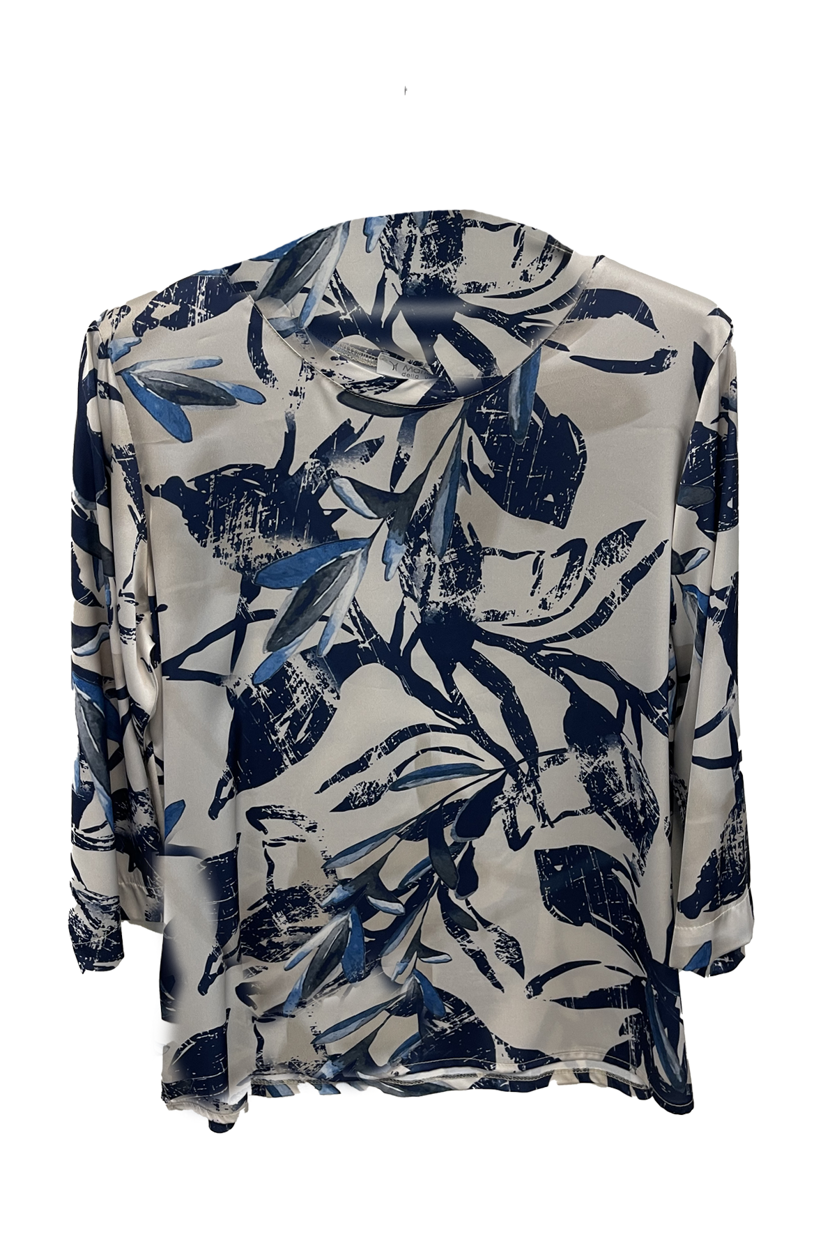 Blusa maglia fantasia GR1458 BLU MARICLA 