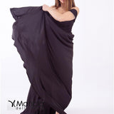 drappeggio con coda CAN8033 NERO MARICLA ELEGANCE 