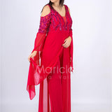 Tuta giromanica con corpetto PF510 FUXIA PAOLA FORTI 