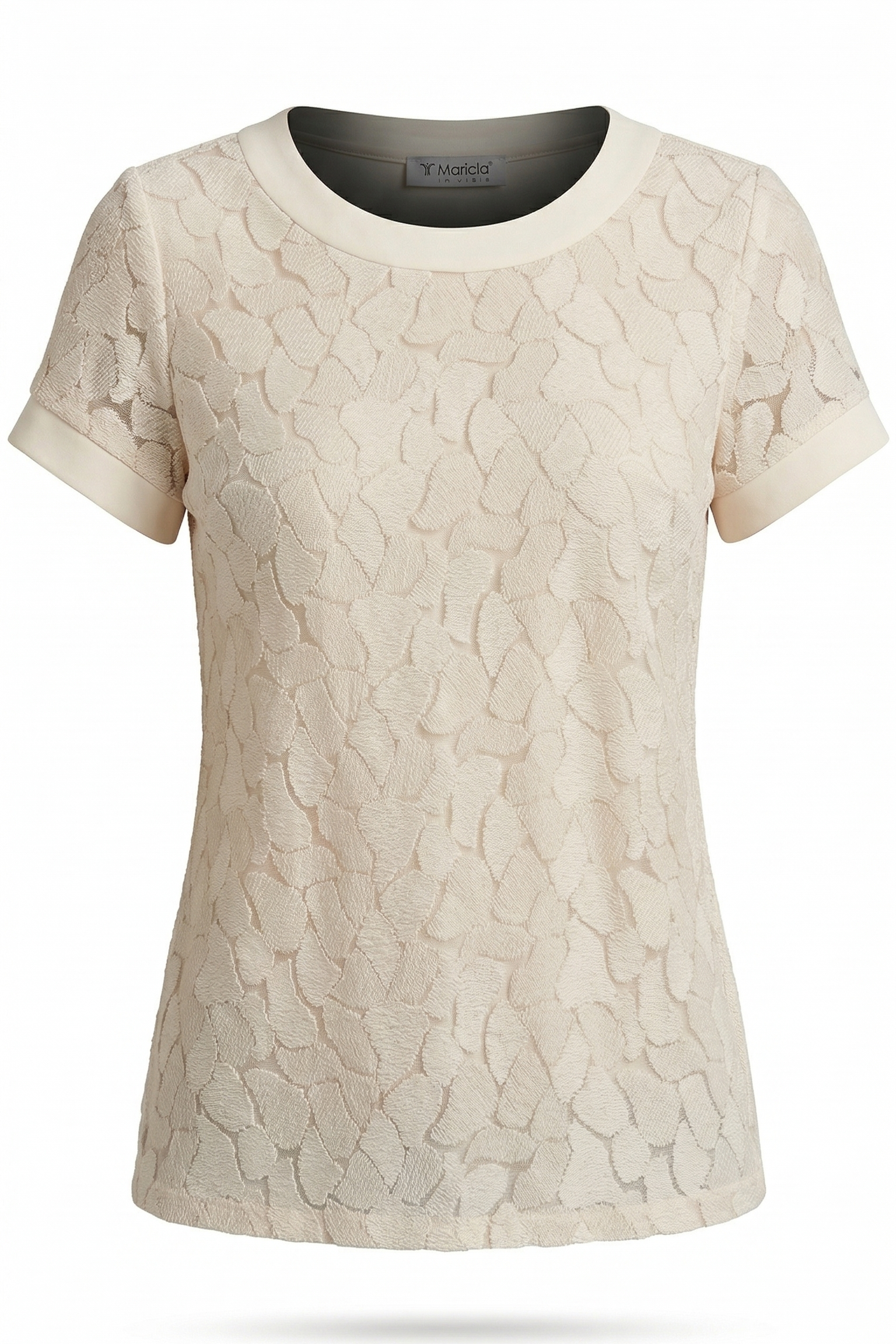 maglia petali PALMINA PANNA MARICLA 