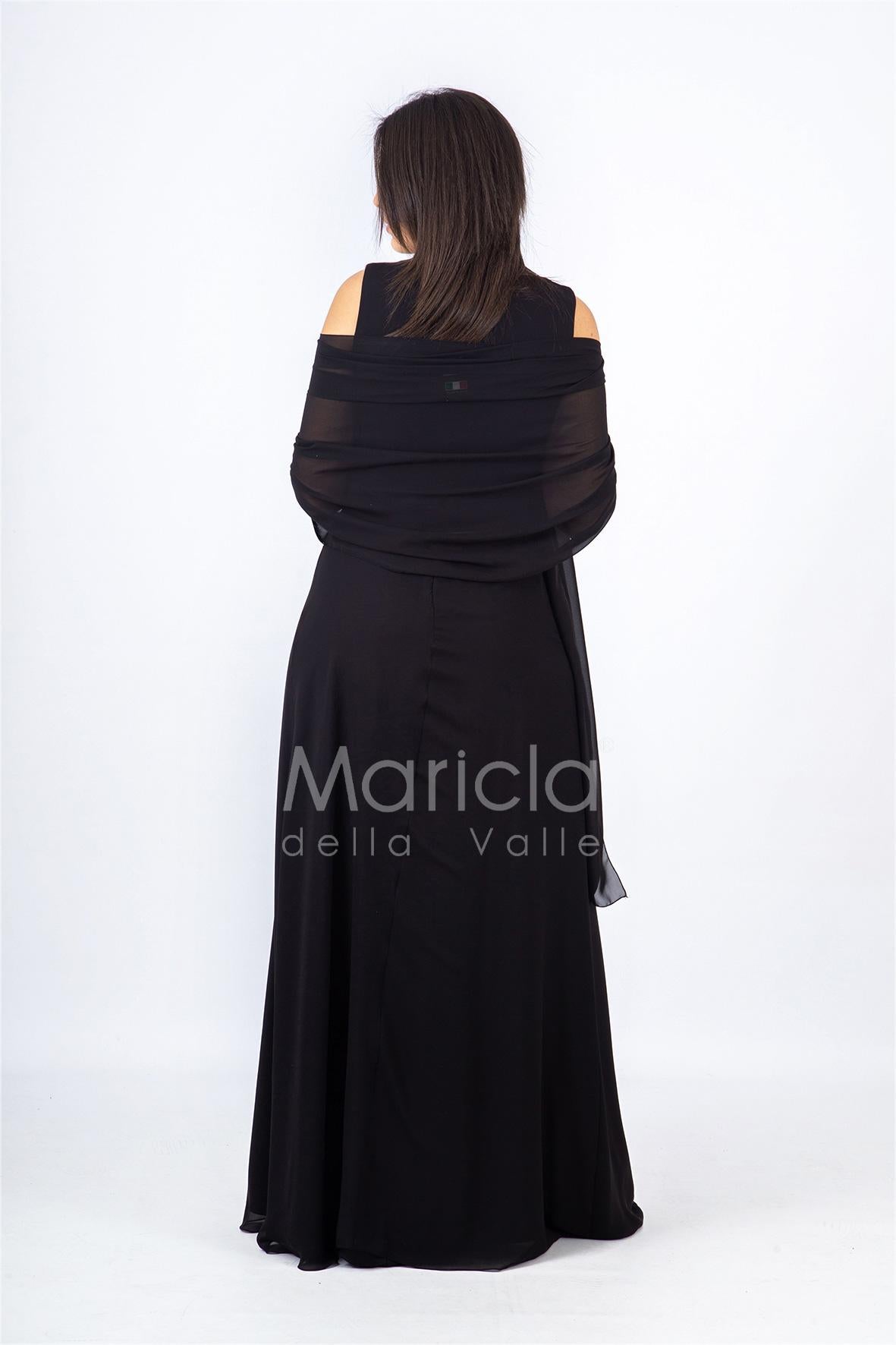 lungo bicol. PF608 NERO PAOLA FORTI 