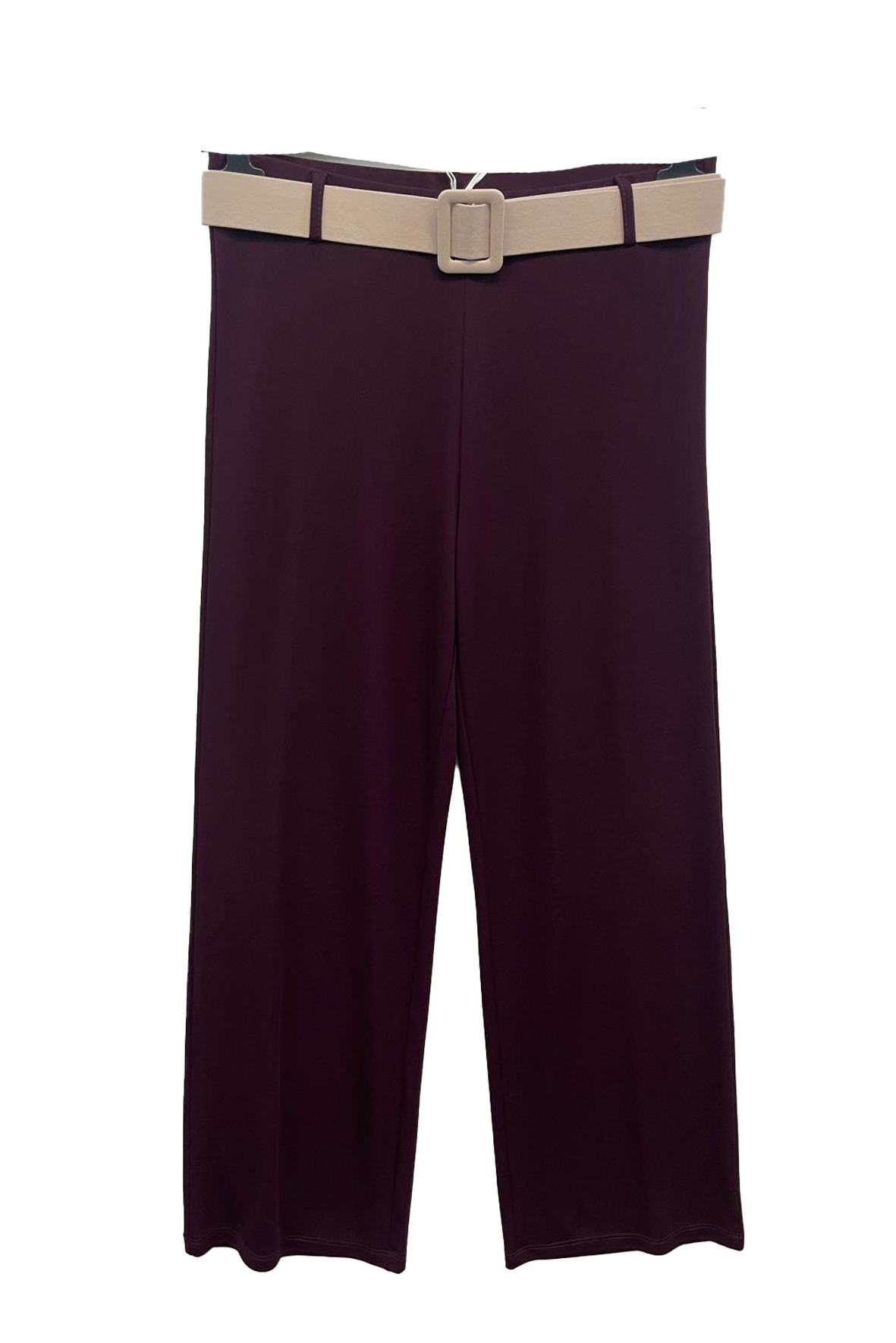 pantalone con cintura bicolore GR1311 AMARONE MARICLA 